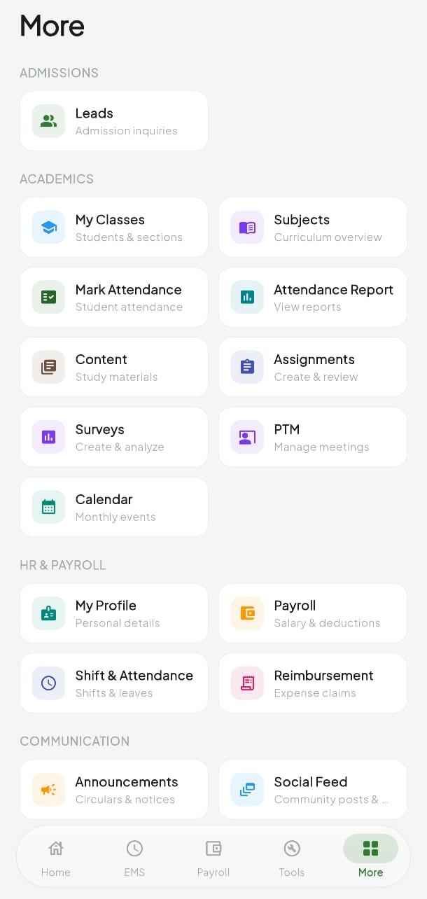 EduEval Ai Faculty more screen